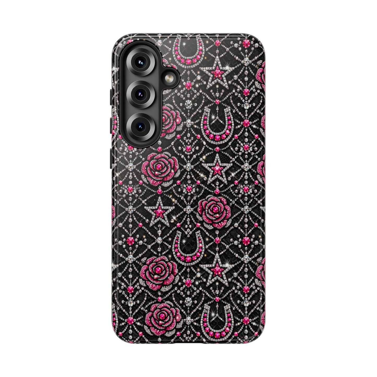 Rhinestone Rose Tough Case