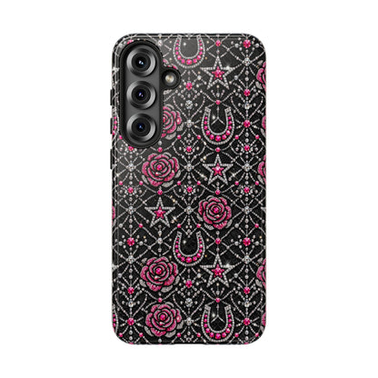 Rhinestone Rose Tough Case