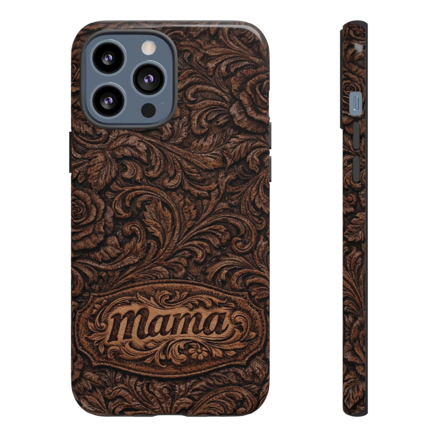 Carved Floral Mama Tough Case