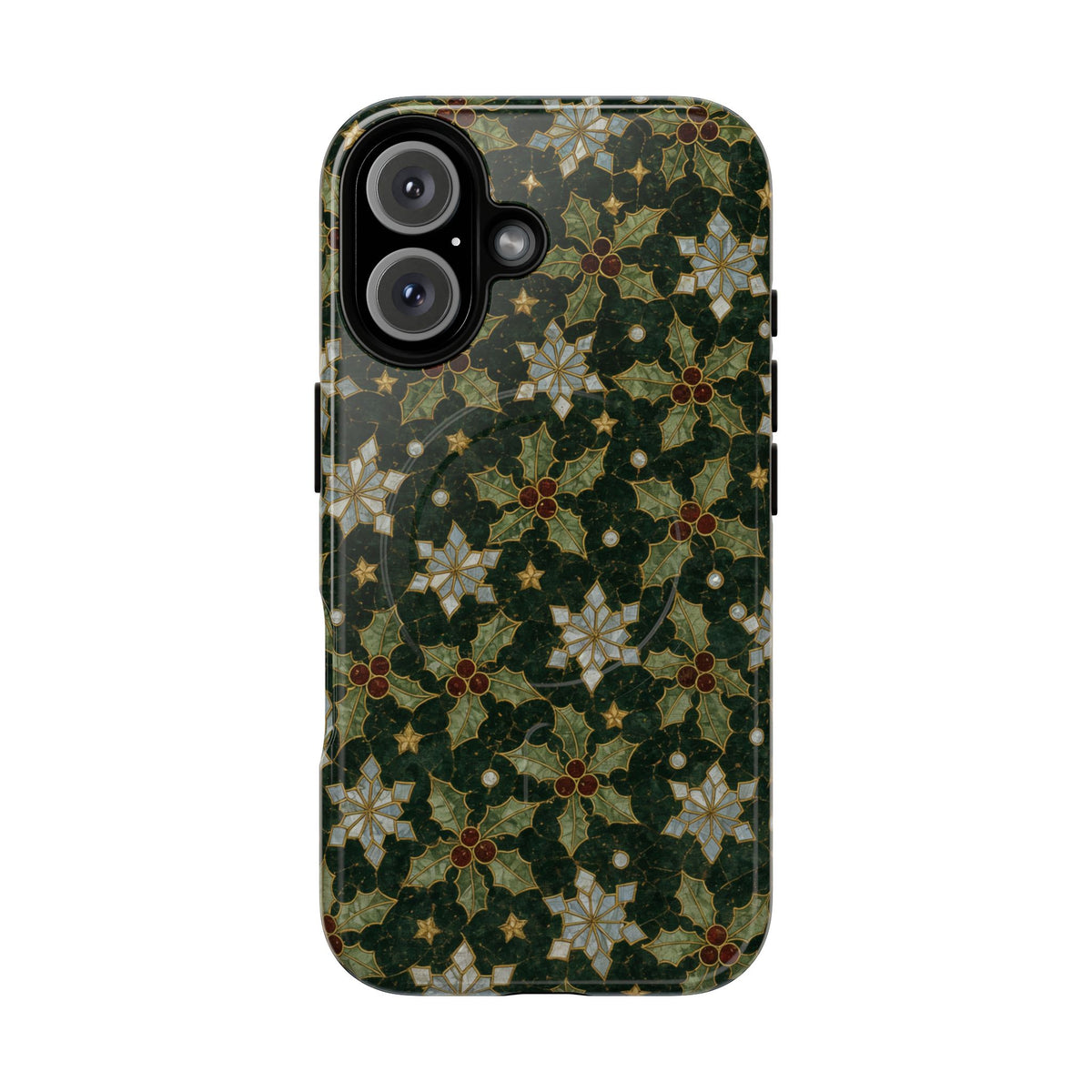 Mosaic Snowflakes Magnetic Case
