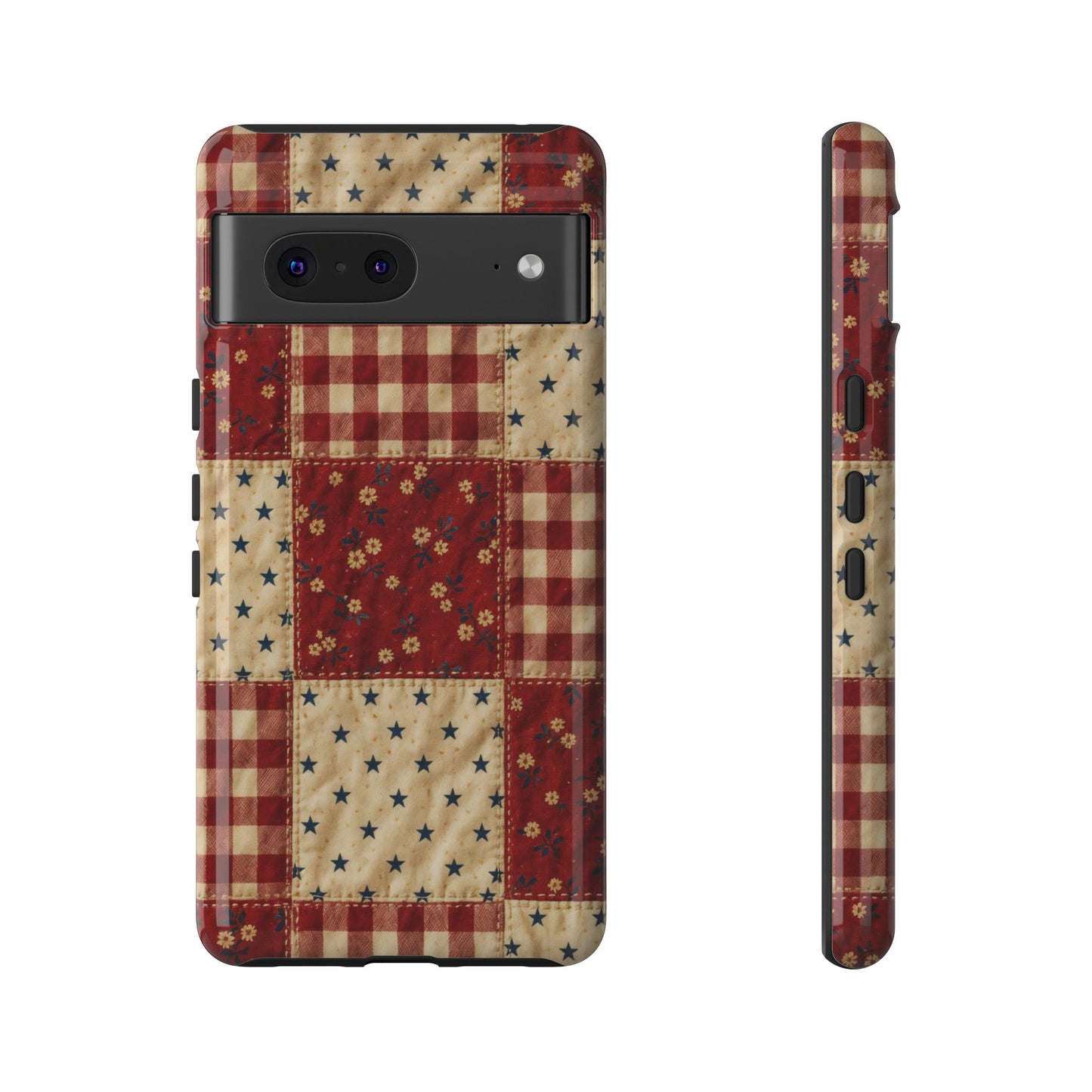 Gingham Stars Tough Case