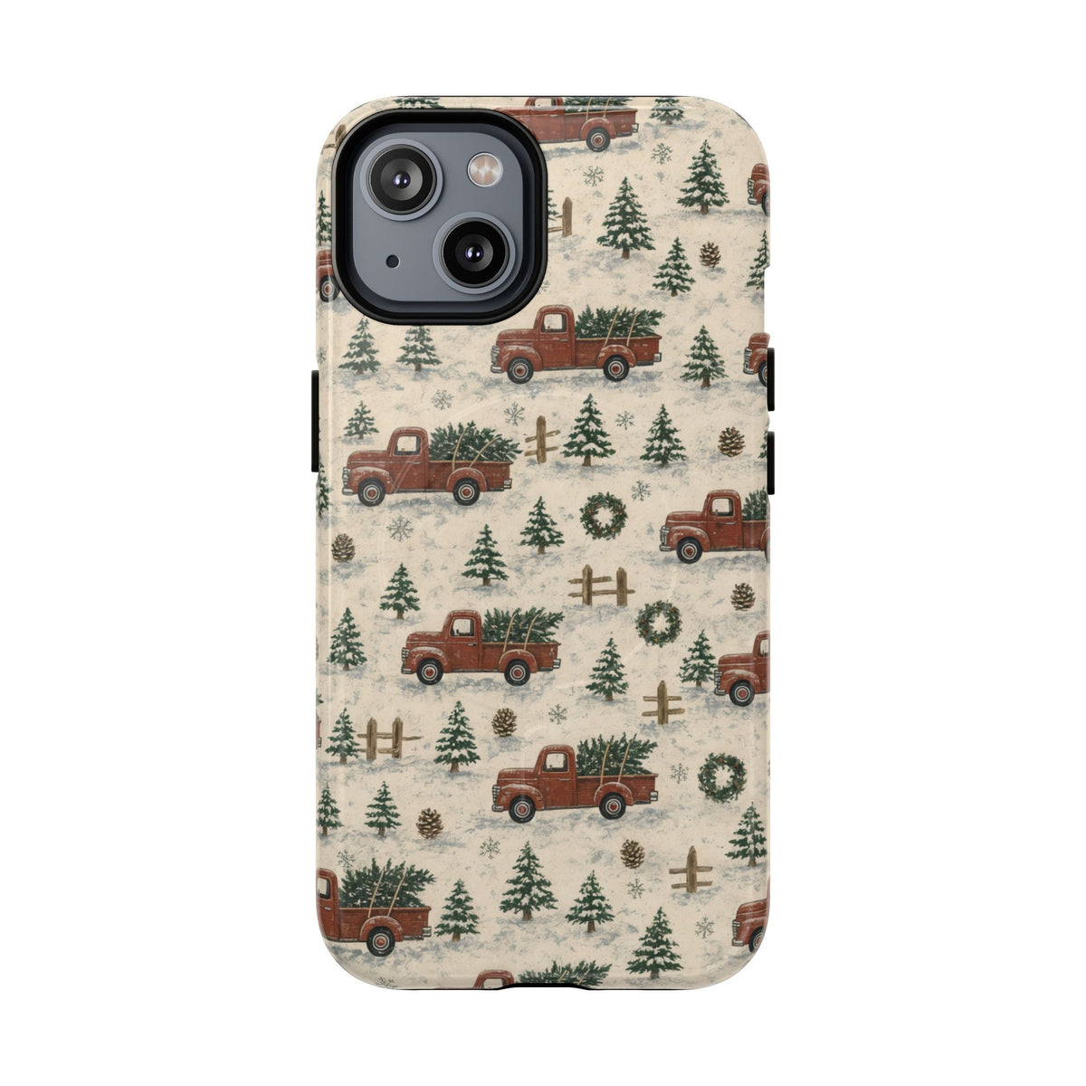 Red Truck Tree Farm Magnetic Case