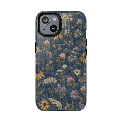 Denim Florals Magnetic Case
