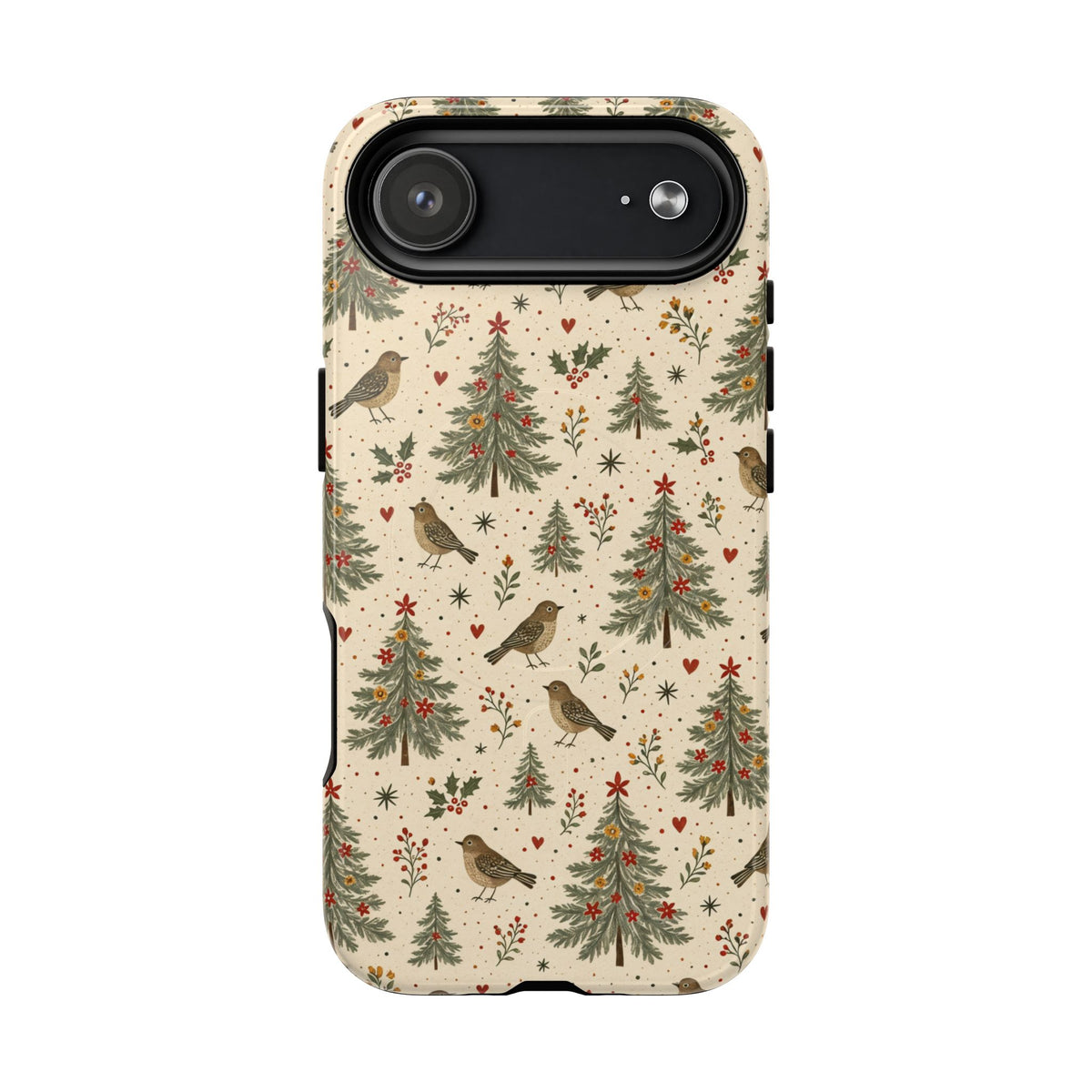 Folk Christmas Birds Magnetic Case