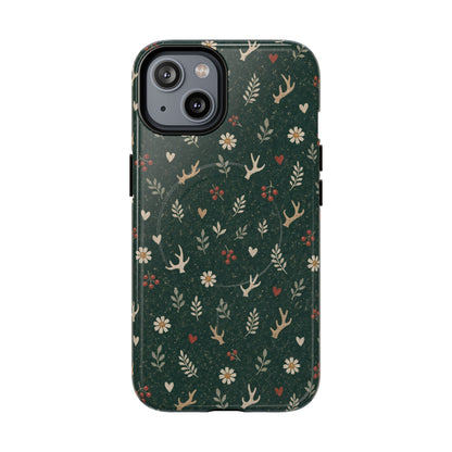 Antler Daisies Evergreen Magnetic Case