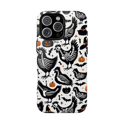 Skeleton Chickens Tough Phone Case