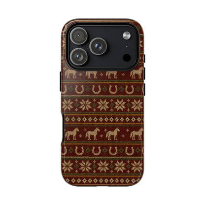 Fair Isle Horses Tough Case