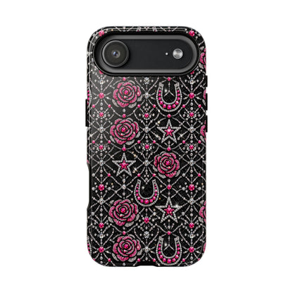 Rhinestone Rose Tough Case