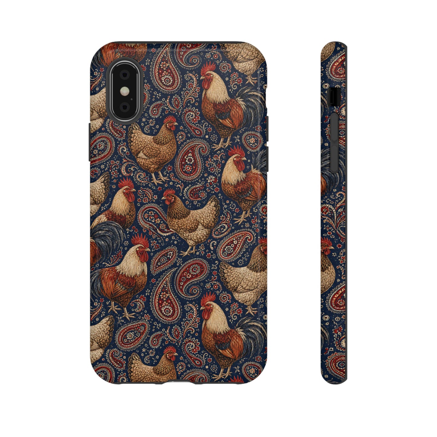 Patriotic Paisley Chickens Tough Case