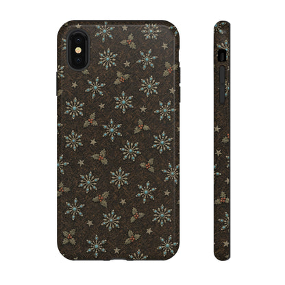Squash Blossom Snowflakes Tough Case