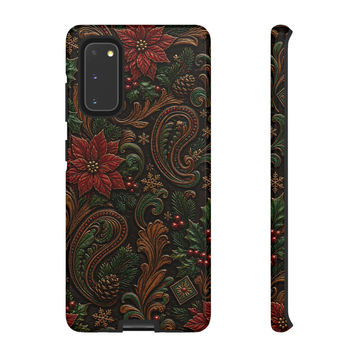 Carved Christmas Paisley Tough Case