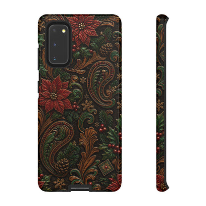 Carved Christmas Paisley Tough Case