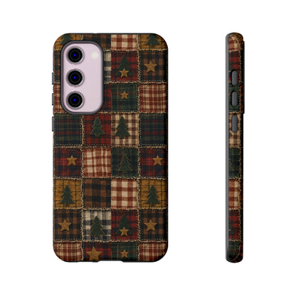 Christmas Rag Quilt Tough Case