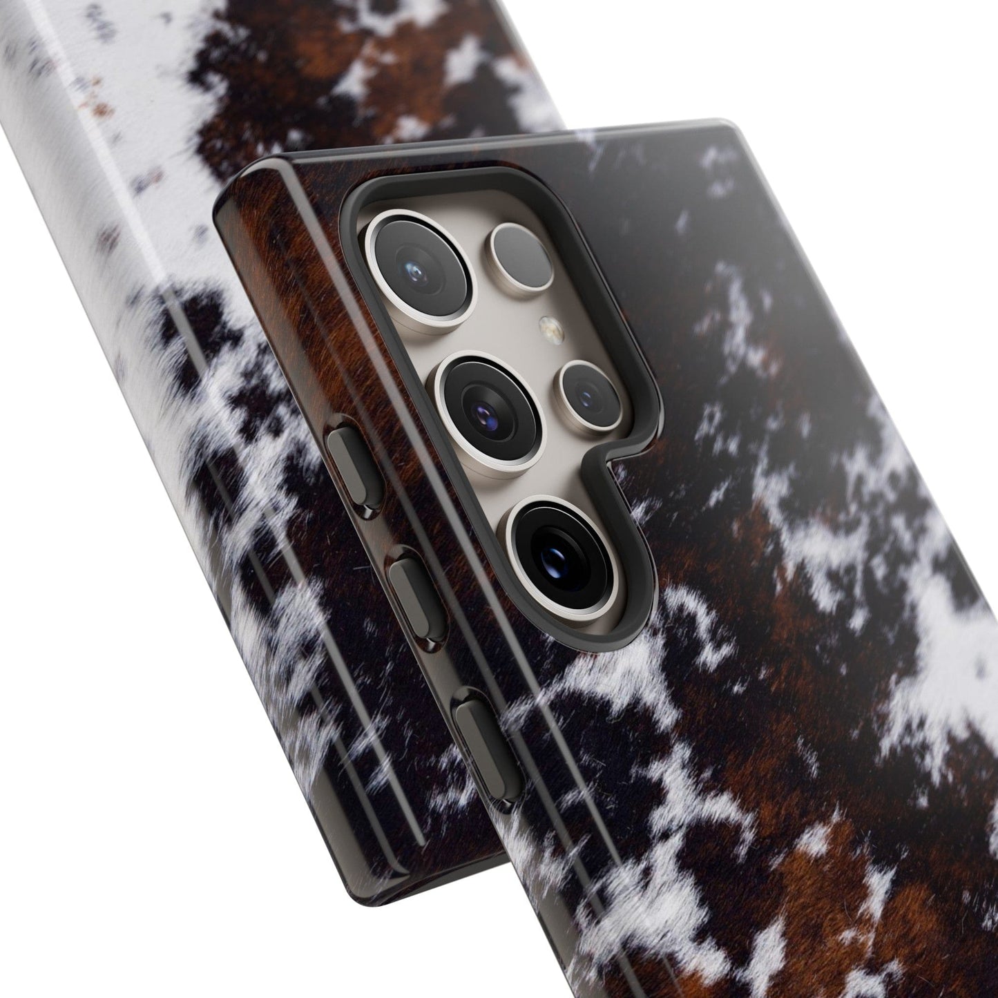 Cowhide Monogram Phone Case