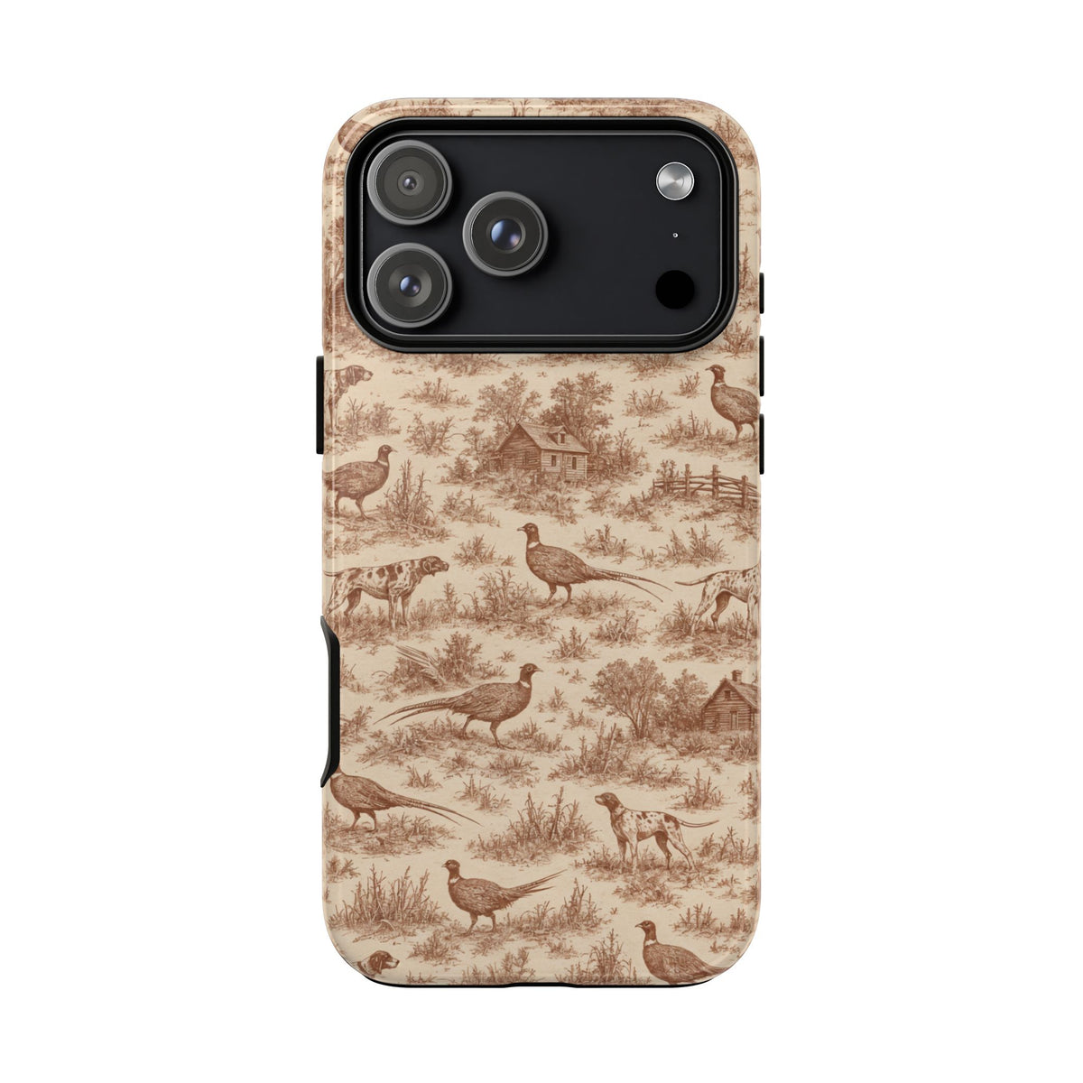 Pheasant Toile Tough Case