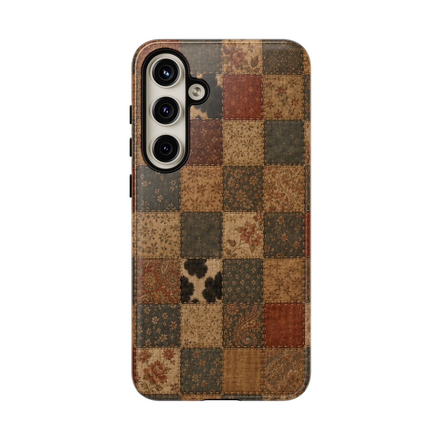 Rustic Patchwork Tough Case