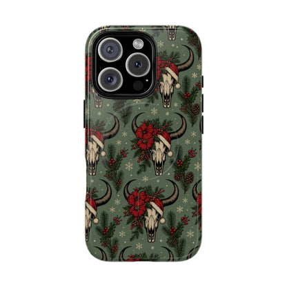 Santa Bull Skulls Magnetic Case