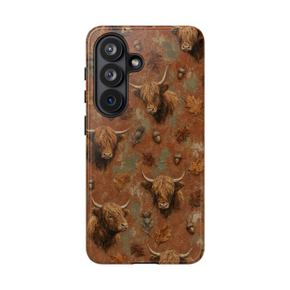 Autumn Highland Cow Tough Case
