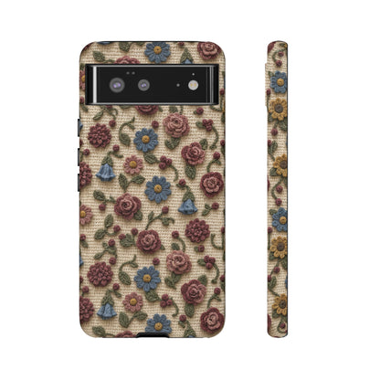Crochet Flower Garden Tough Case