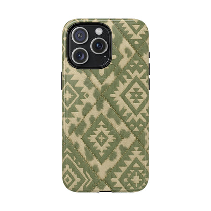 Sage Aztec Quilt Magnetic Case