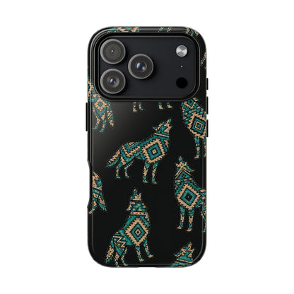 Turquoise Wolf Tough Case