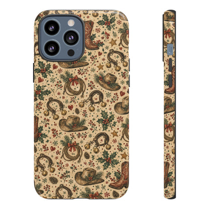 Cowboy Christmas Tough Case