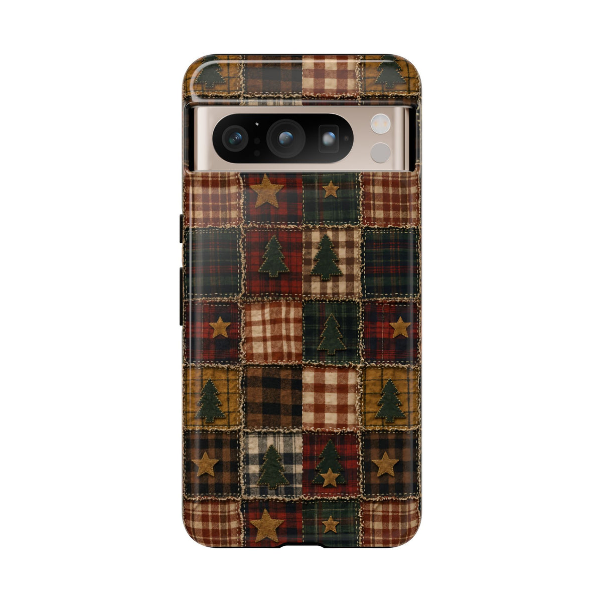 Christmas Rag Quilt Tough Case