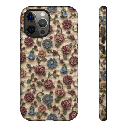 Crochet Flower Garden Tough Case