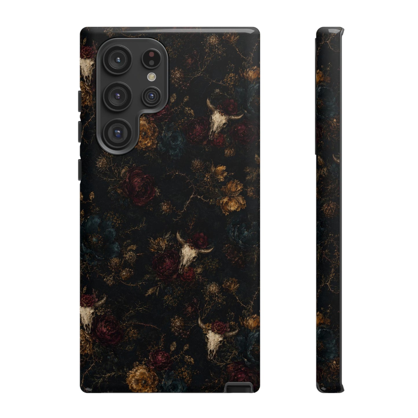 Bull Skull Bloom Tough Case