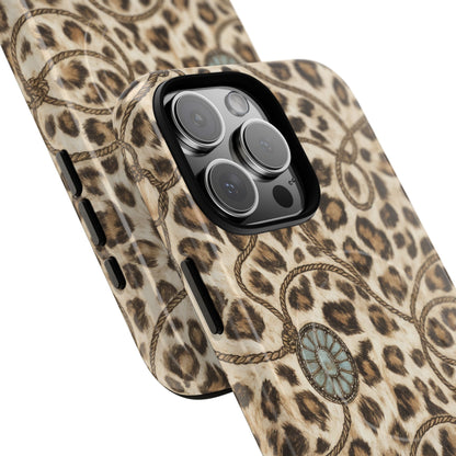 Leopard Rope Conchos Magnetic Case