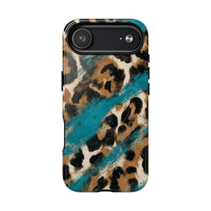 Turquoise Leopard Magnetic Case
