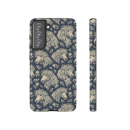 Floral Horses Tough Case