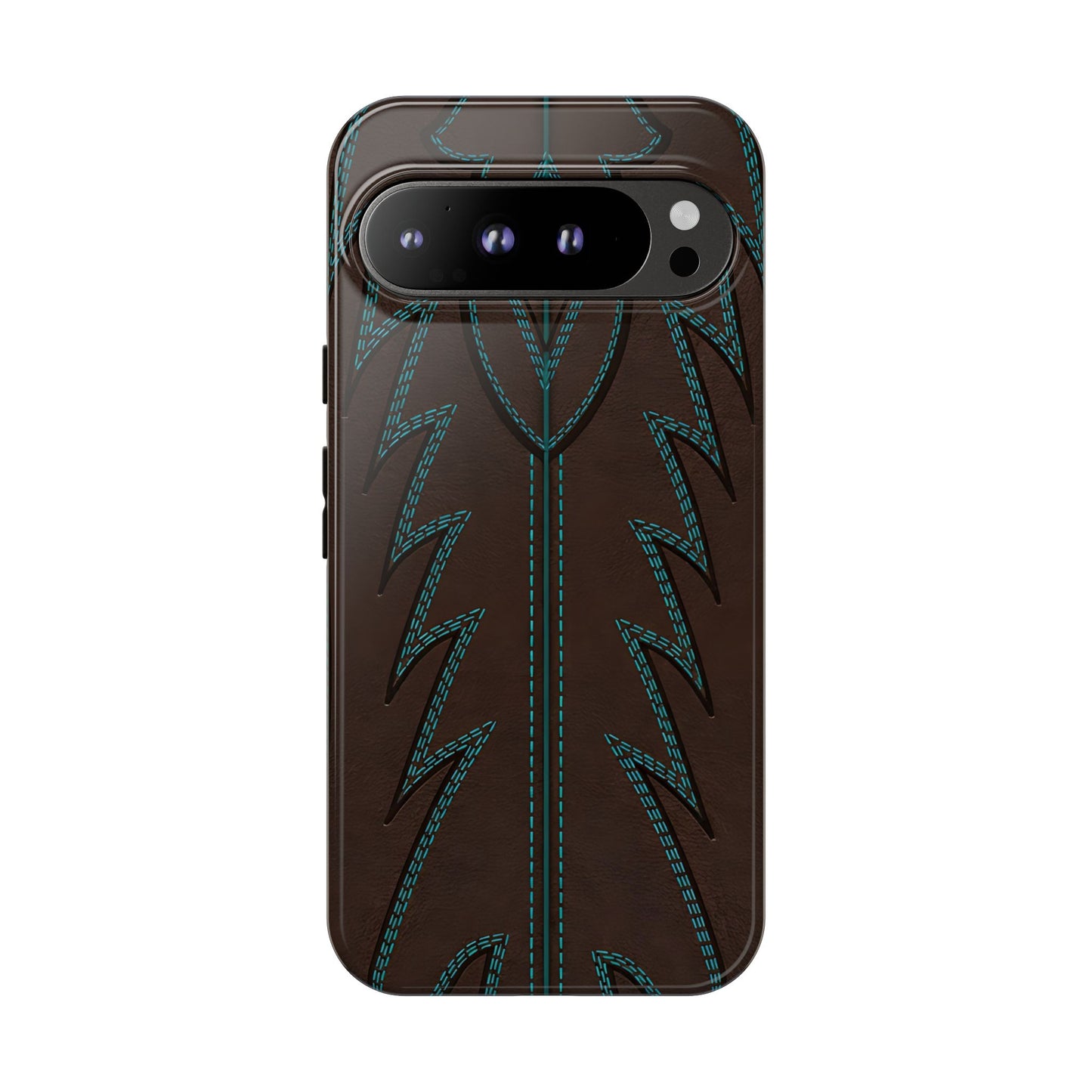 Boot Closeup Brown Turquoise Tough Case