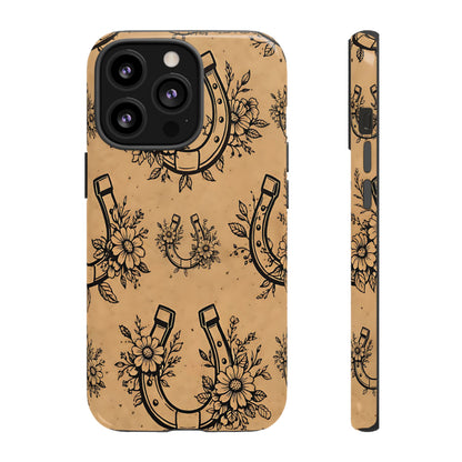 Floral Horseshoes Tough Case