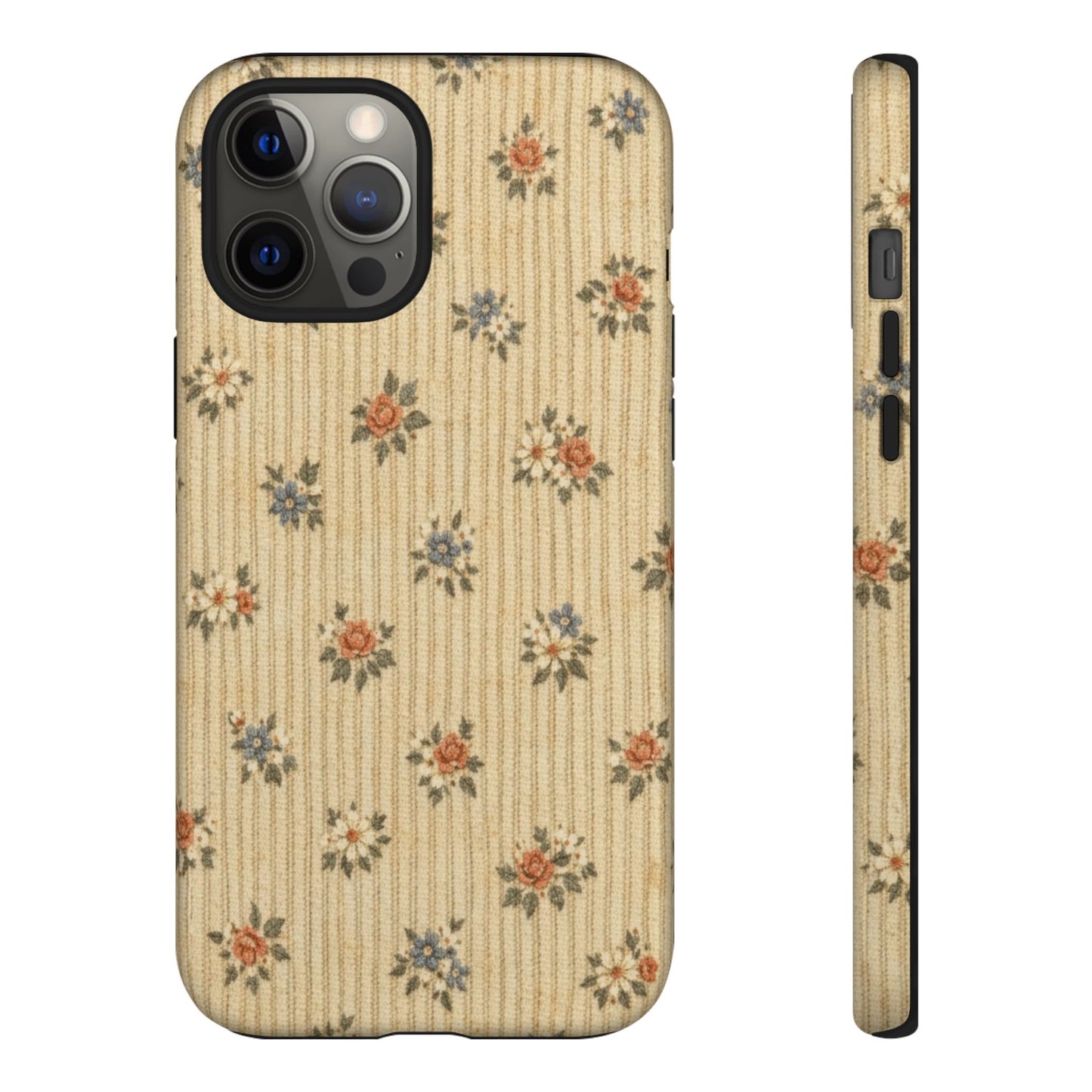 Striped Floral Tough Case