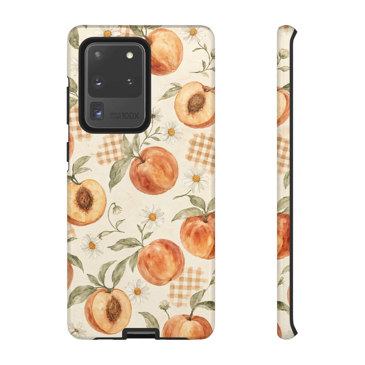 Peachy Gingham Tough Case