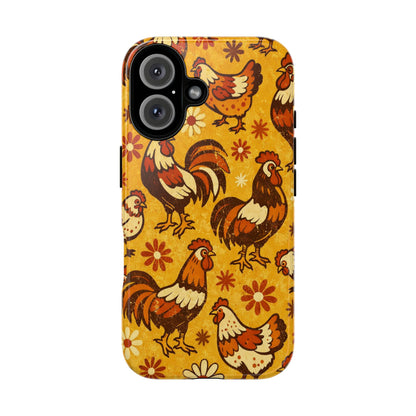 Retro Chickens Tough Case