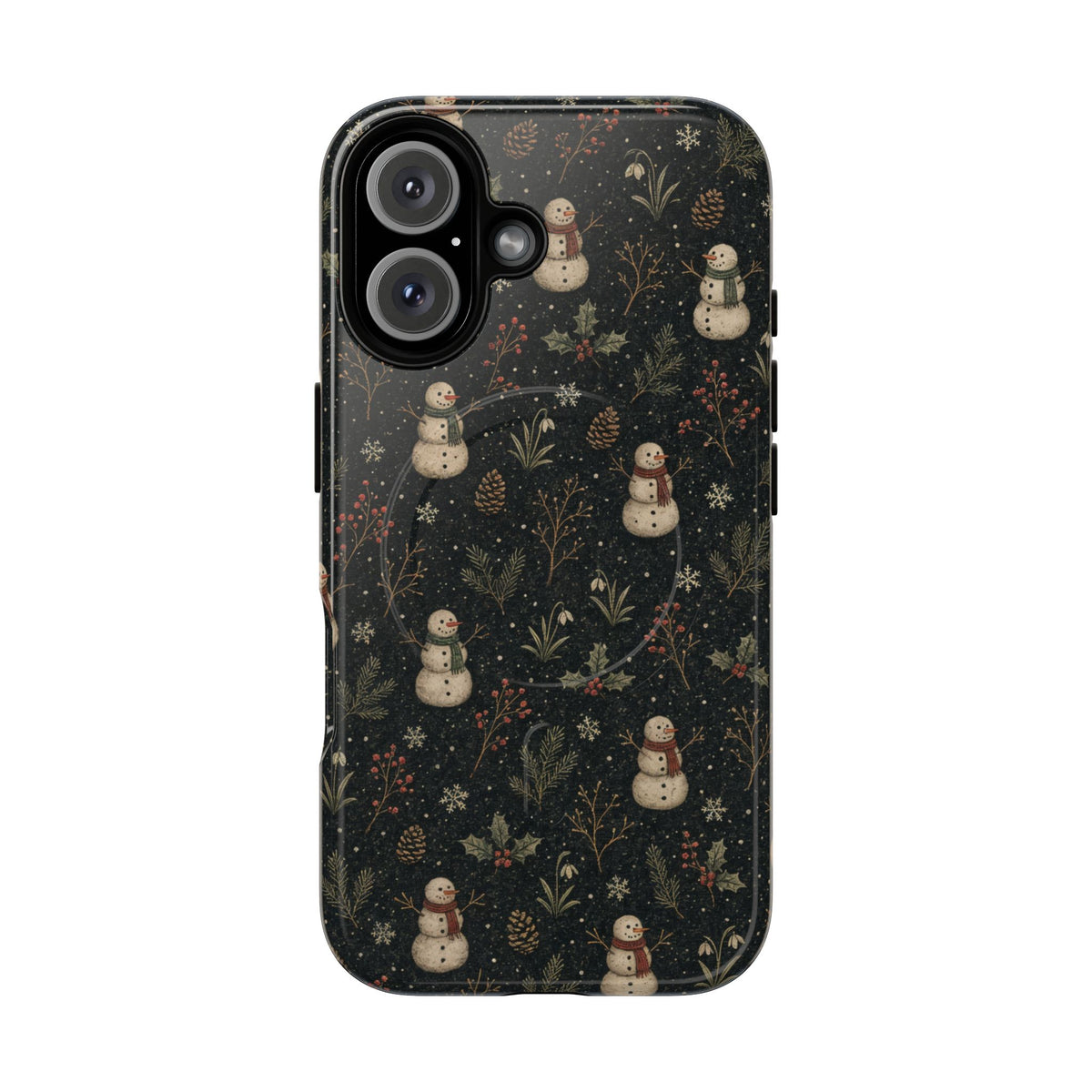 Midnight Snowmen Magnetic Case