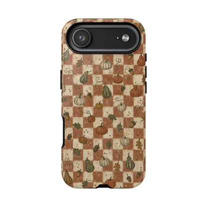 Pumpkin Checker Tough Case