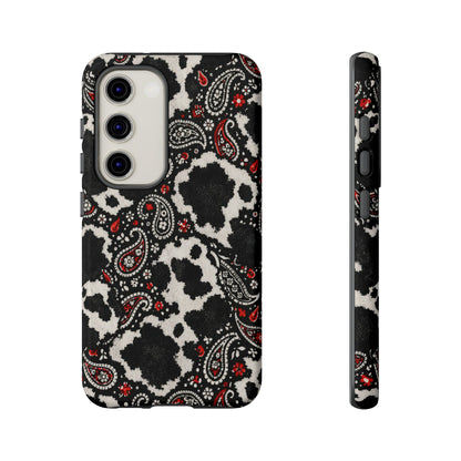 Paisley Cowhide Tough Case