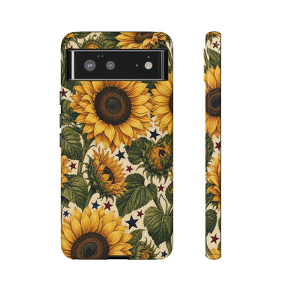 Stars And Sunflowers Tough Case