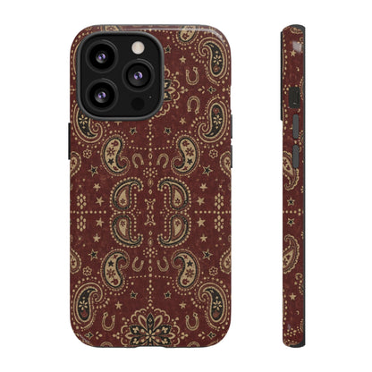 Burgundy Bandana Tough Case