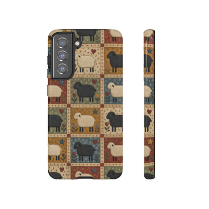 Sheep Quilt Tough Case