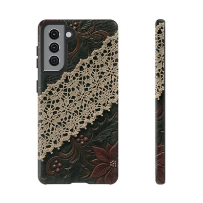 Poinsettia Lace Tough Case