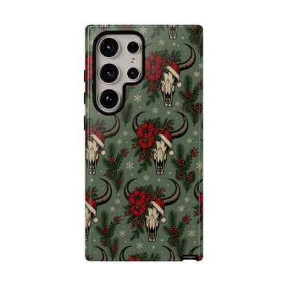 Santa Bull Skulls Tough Case