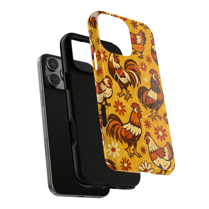 Retro Chickens Magnetic Case