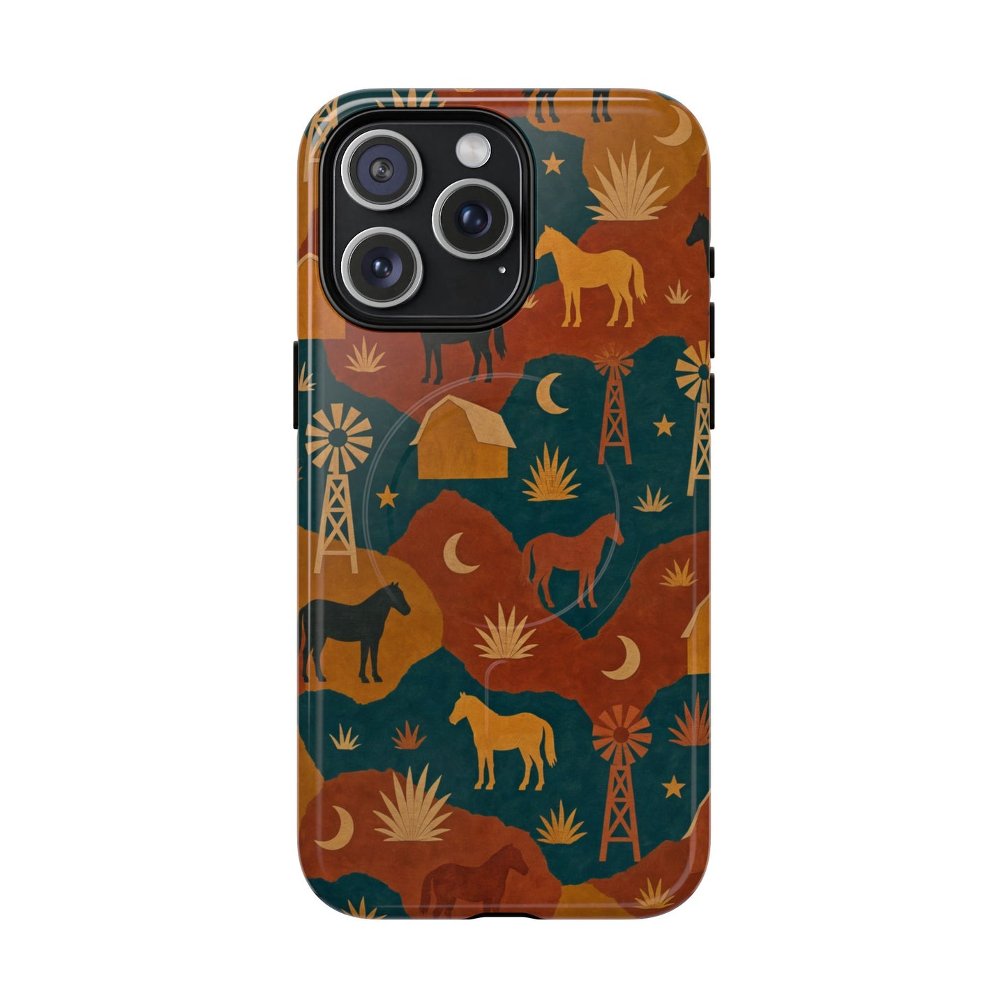 Ranch Horses Magnetic Case