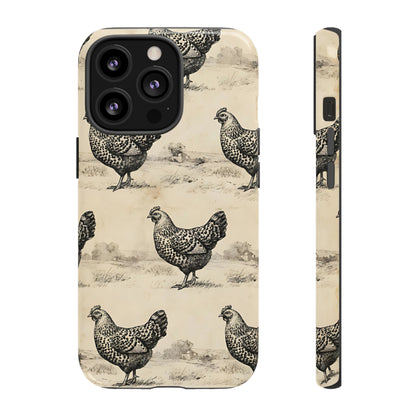 Vintage Chickens Tough Case