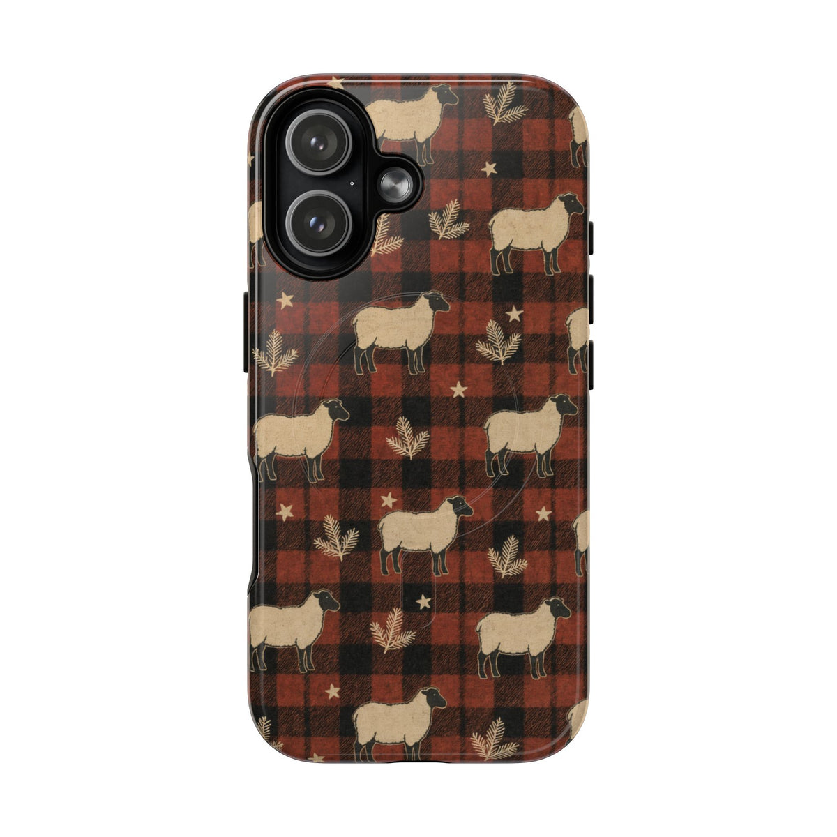 Plaid Sheep Magnetic Case