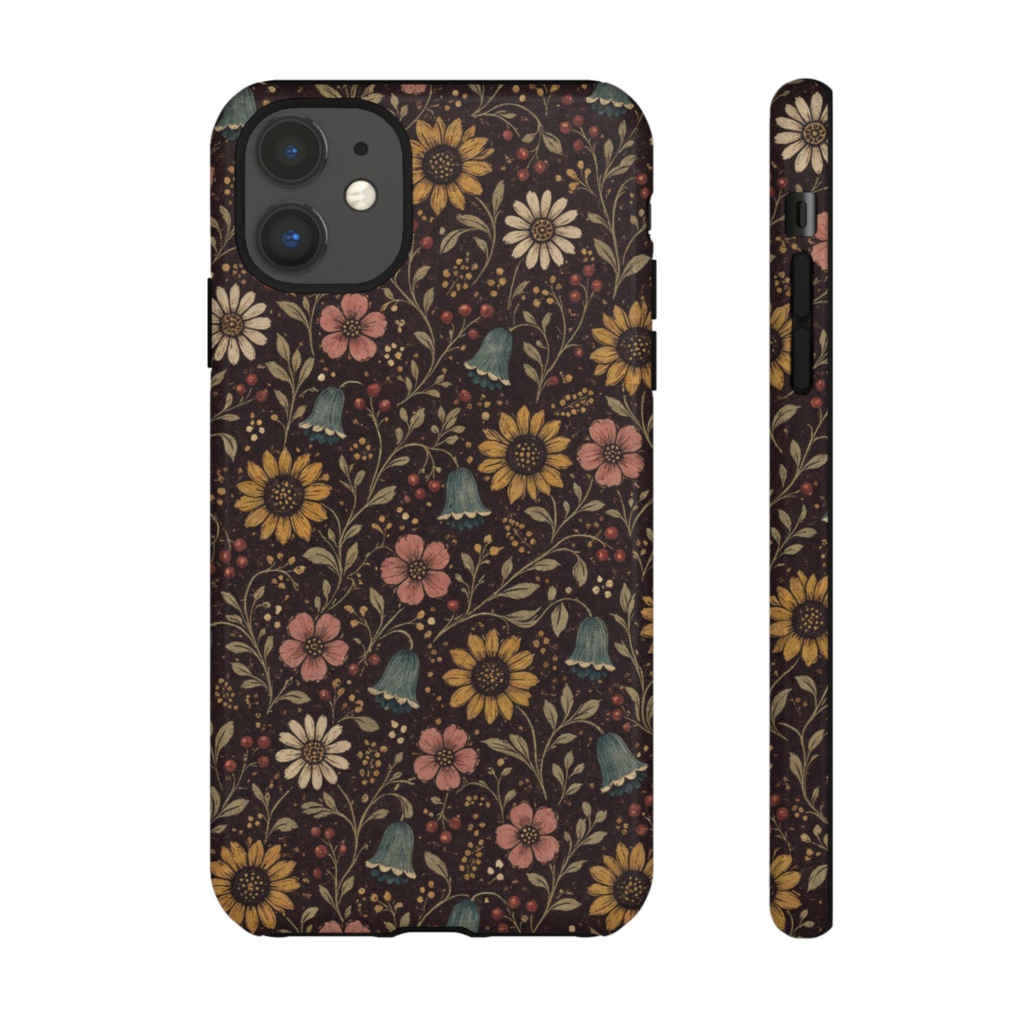 Plum Folk Floral Tough Case